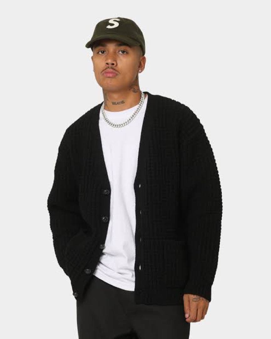 トップス Supreme waffle knit cardigan