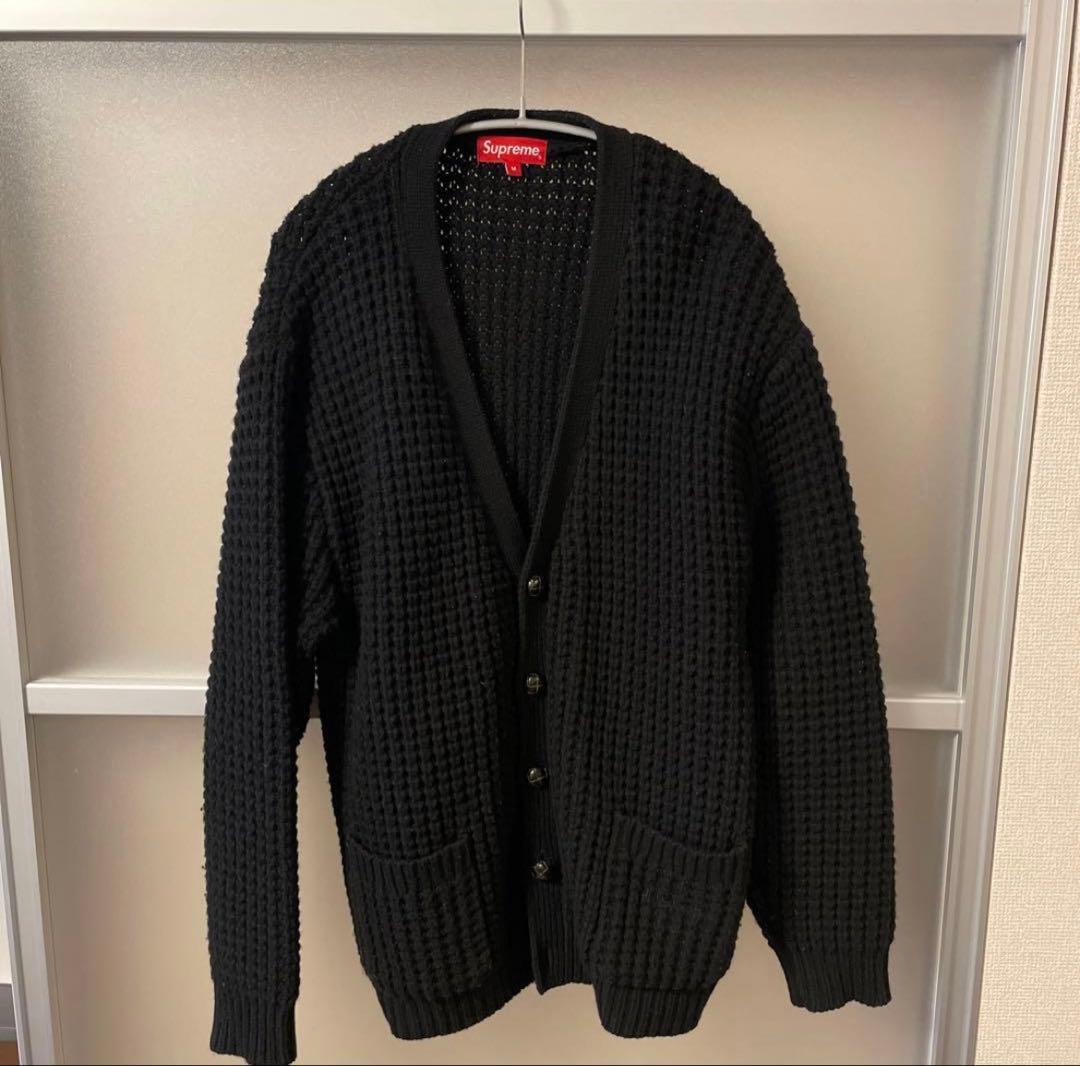 トップス Supreme waffle knit cardigan