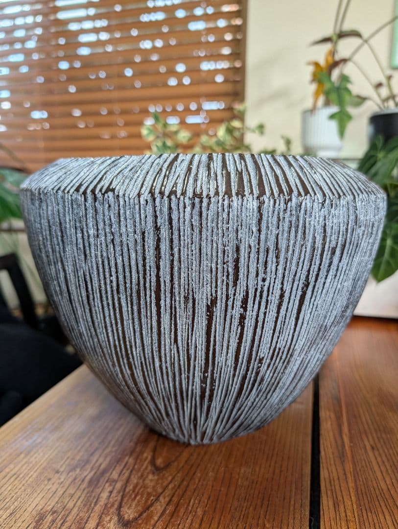 DOMANI ドマーニ 鉢カバー ブルーグレー