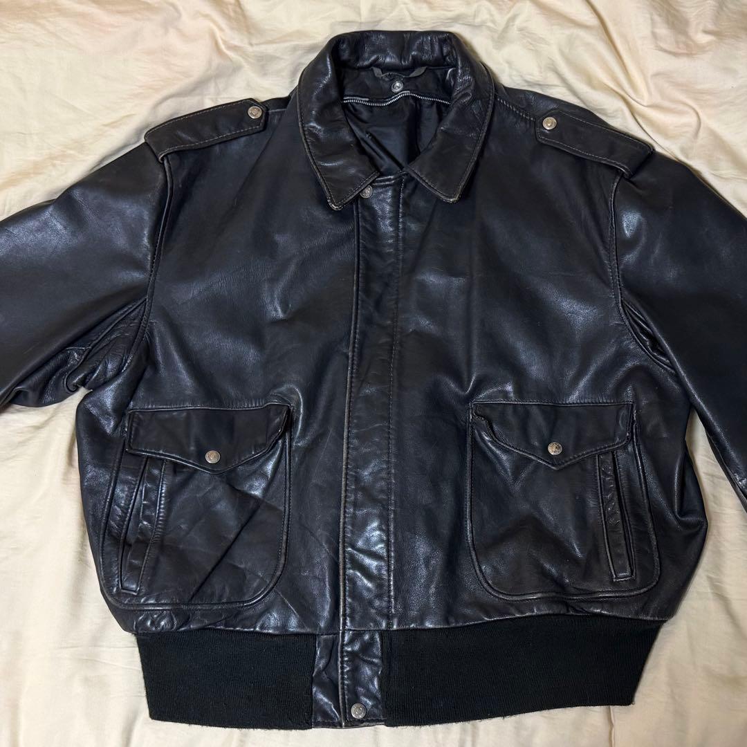 Schott（ショット）レザーボンバージャケット（フライトジャケット）