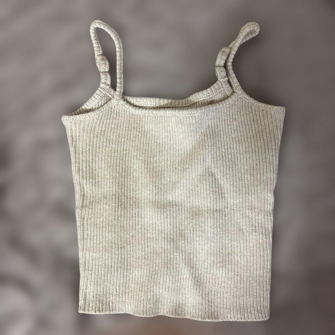 トップス andmary Lulu set tops gray