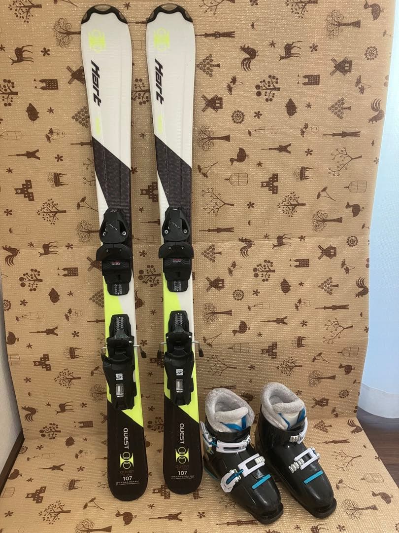 スキー板・ブーツセット　キッズ