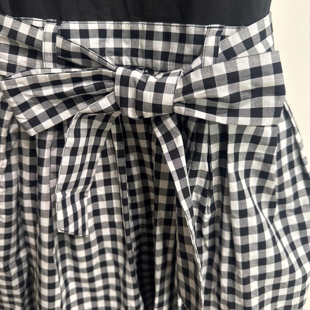 ケイトスペード　ギンガムドッキングチェック ワンピース 半袖　140 新品