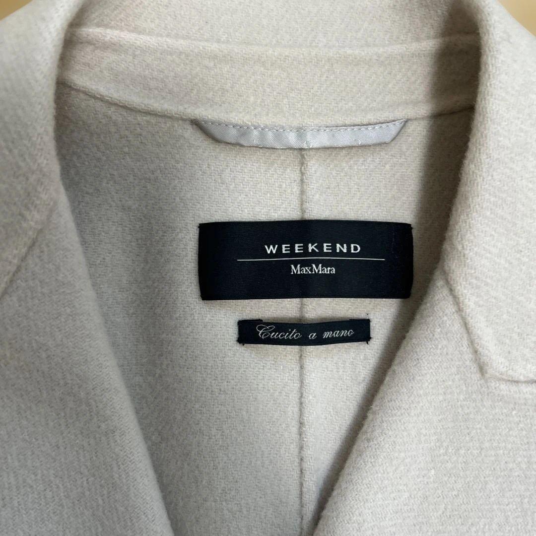 WEEKEND MaxMara アイボリー ロングコート 36