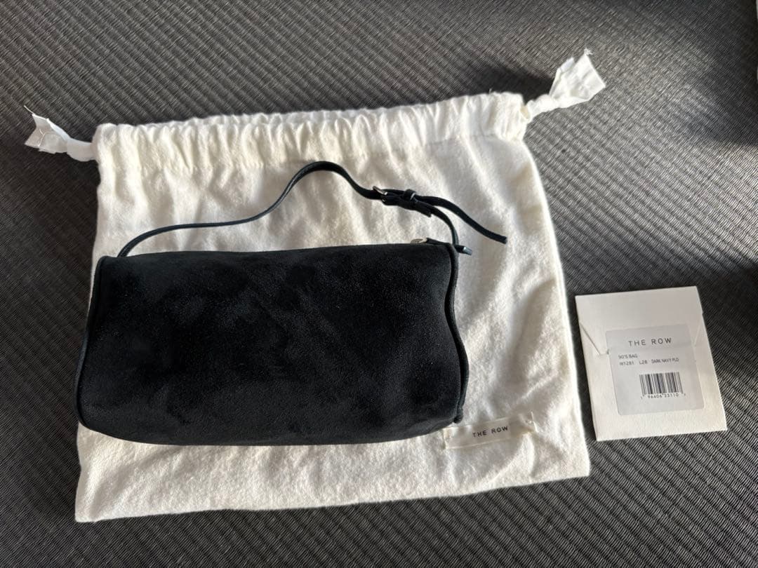 THE ROW 90's ヌバック製バッグ ダークネイビー