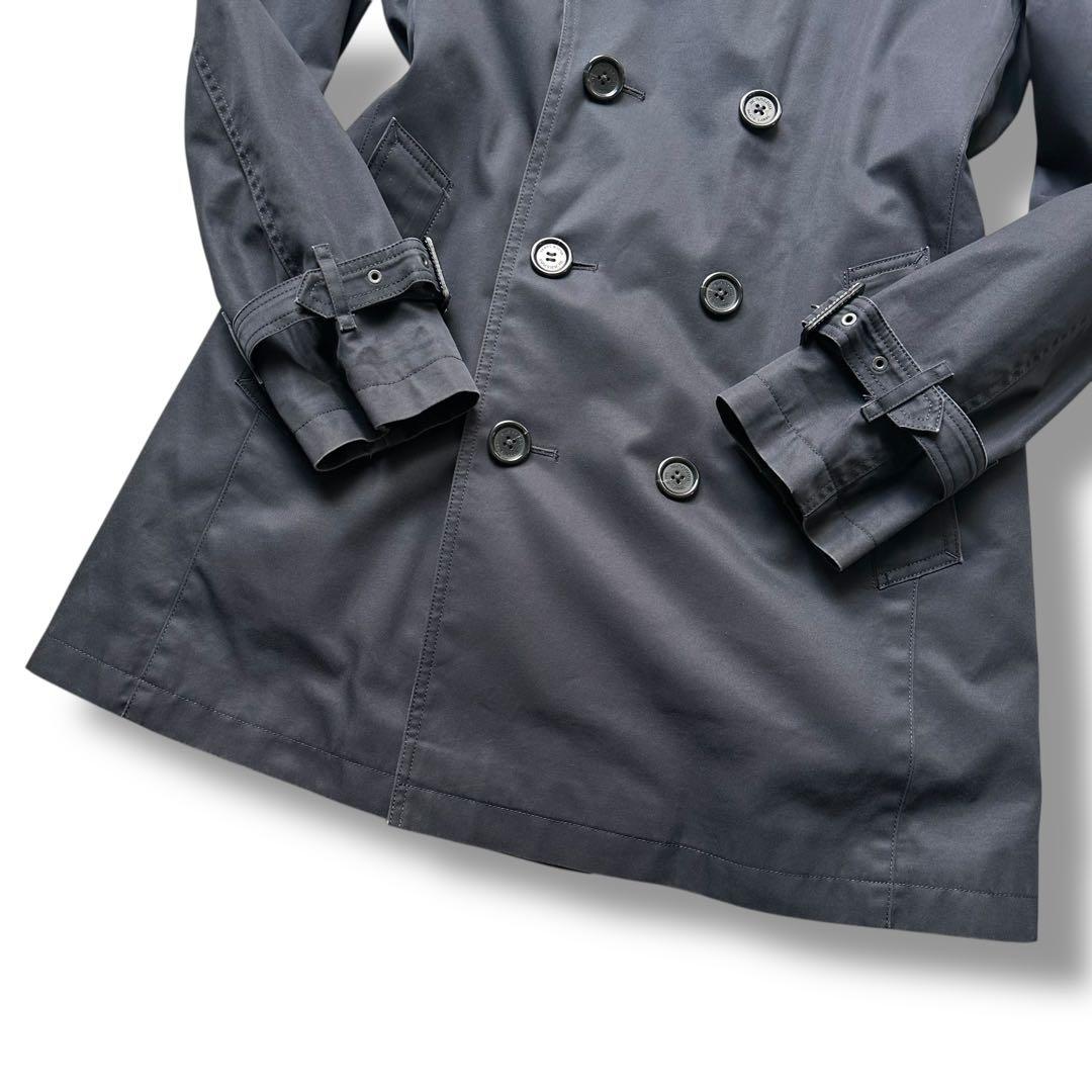 美品 バーバリーブラックレーベル トレンチコート キルティング ライナー L 黒