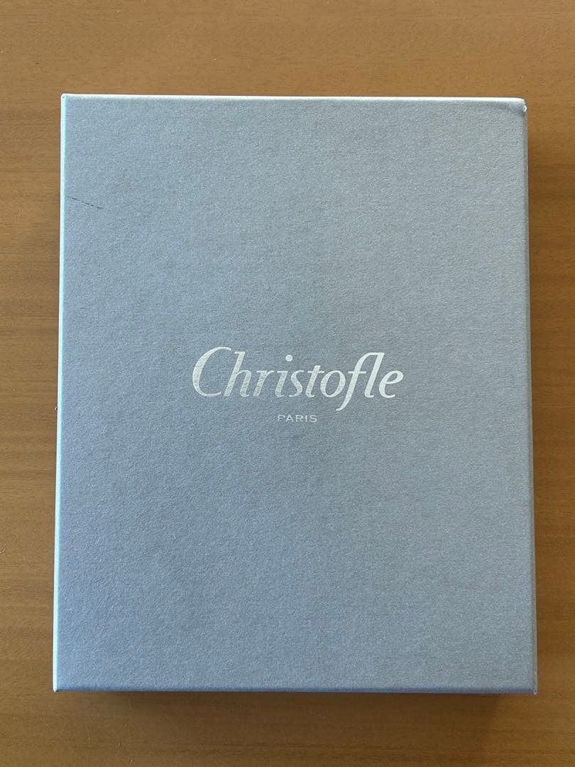 Christofle メタルフォトフレーム ビーズ装飾付き