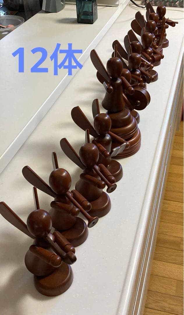 マエストロが回る天使のオーケストラ(オルゴール付き)☆NOEL 木製