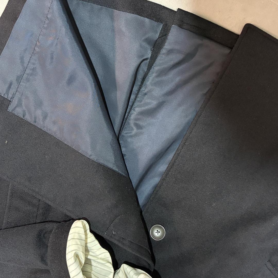 green label relaxing ウールカシミヤ コート M ネイビー