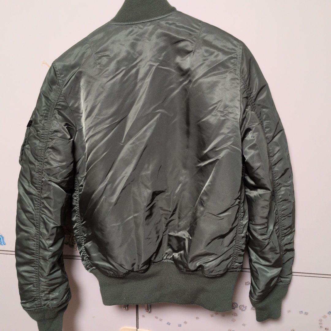 ALPHA MA-1フライトジャケット オリーブグリーン 日本仕様 Sサイズ