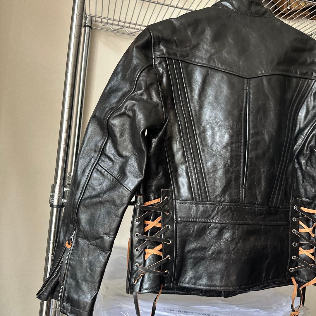 1930年代復刻 SAN MATEOピーターズ型茶芯ホースハイド 1.3mm L