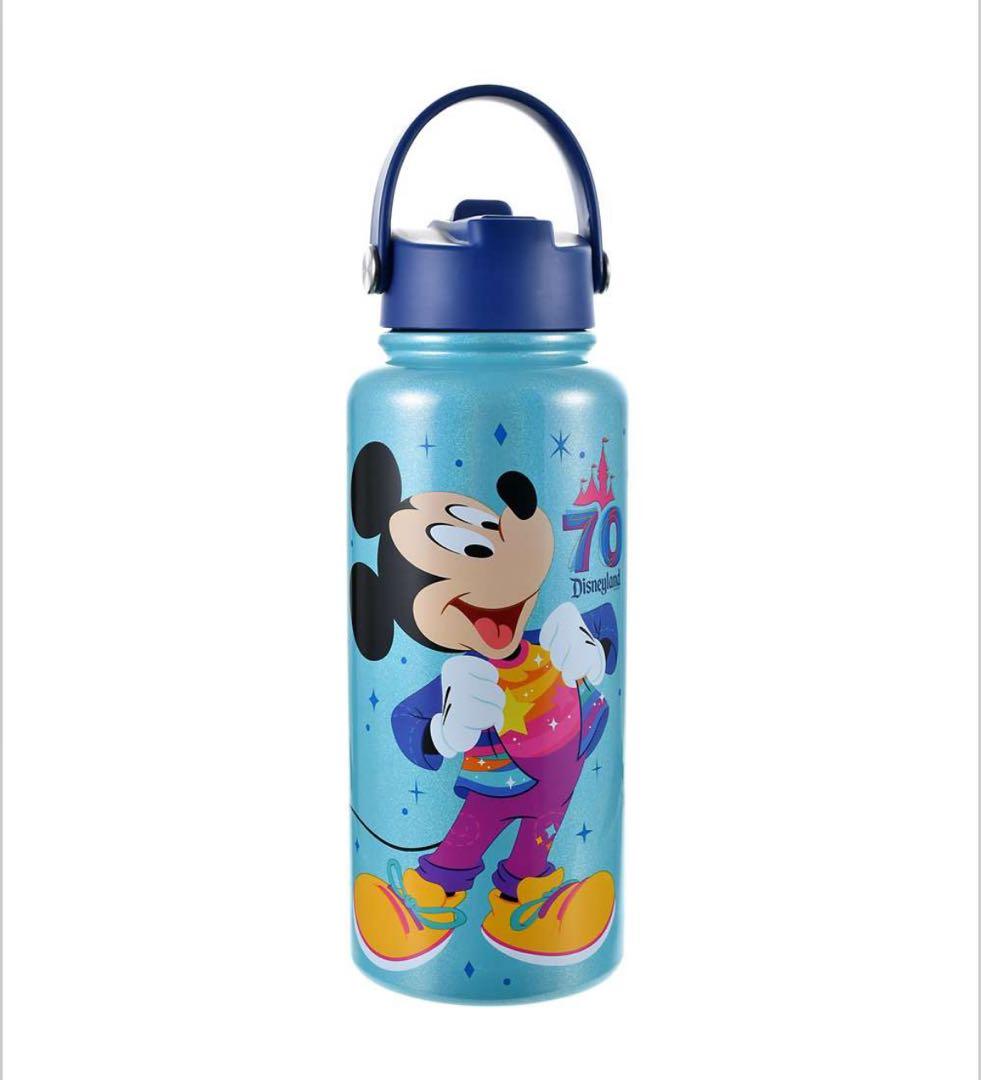 ミッキー＆フレンズ 水筒・ウォーターボトル ステンレス ディズニー　70周年
