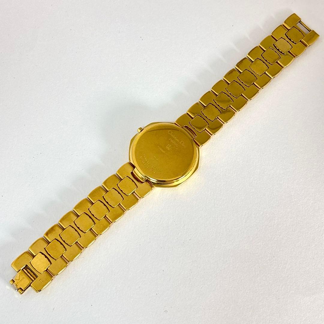【新品電池 稼動】Dior 11P ダイヤ レディース時計 クォーツ オクタゴン