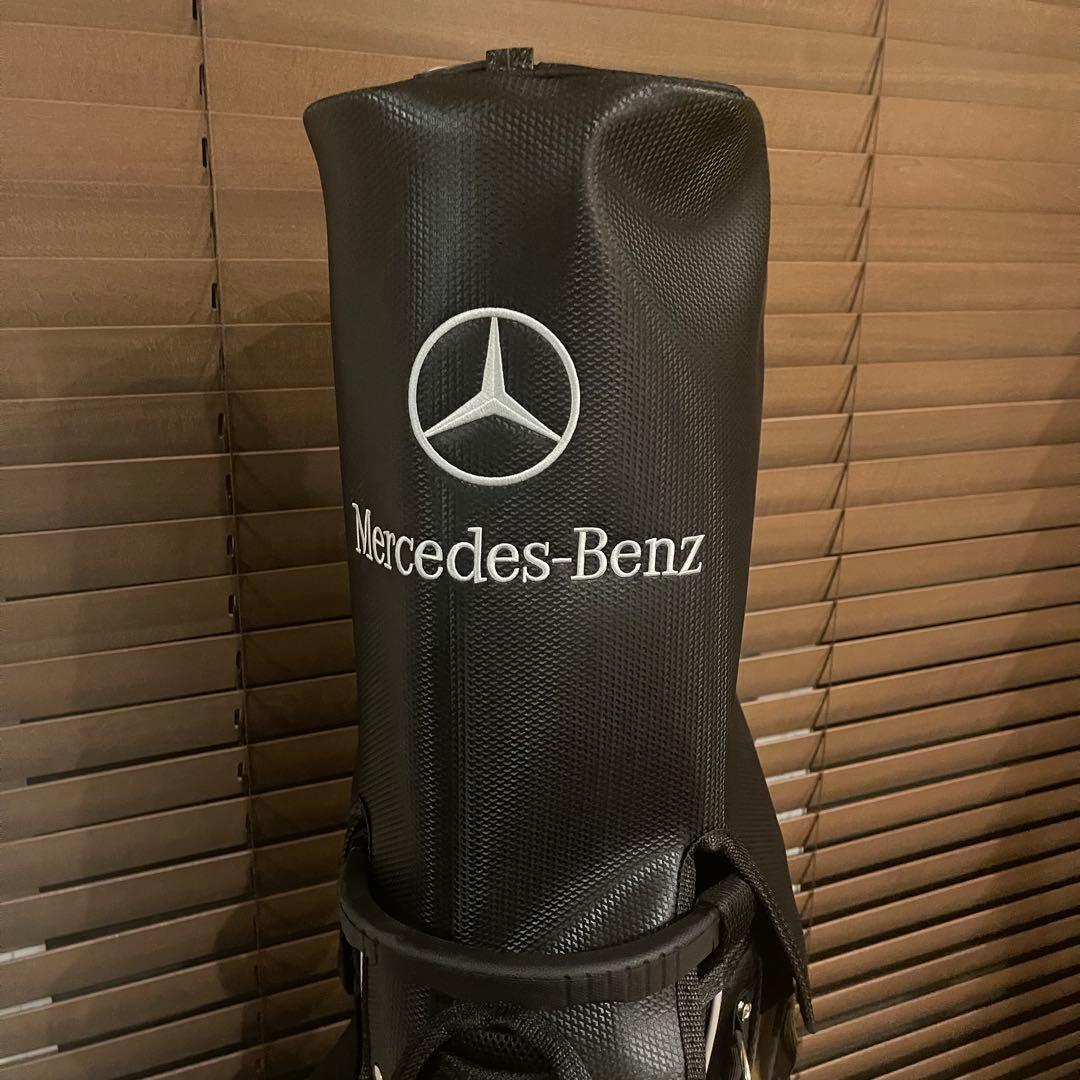 【希少品】 Mercedes Benz ベンツ キャディバッグ ゴルフバッグ 黒