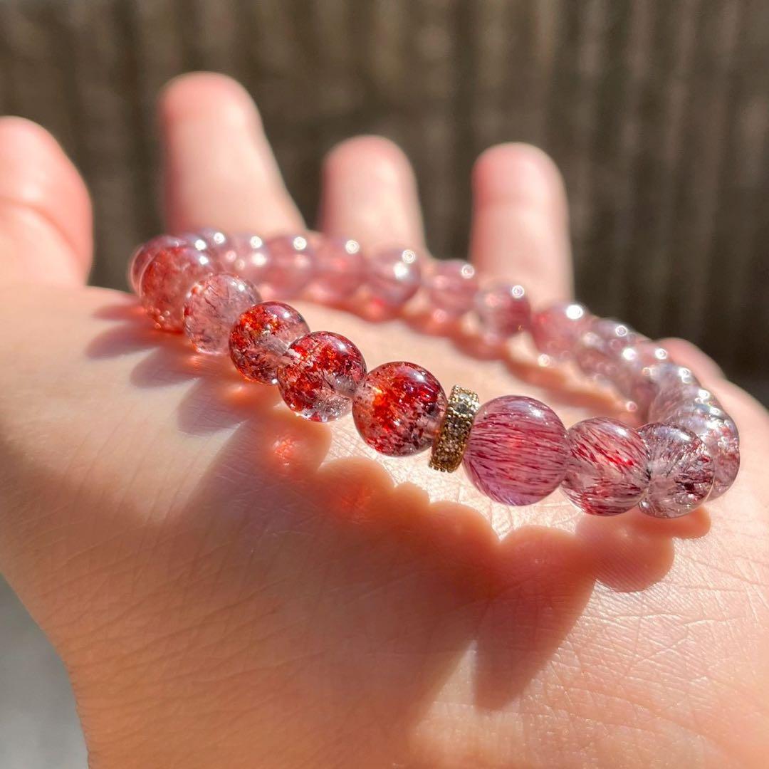 颯*い様 スーパーセブン　レピドクロサイト　ブレスレット