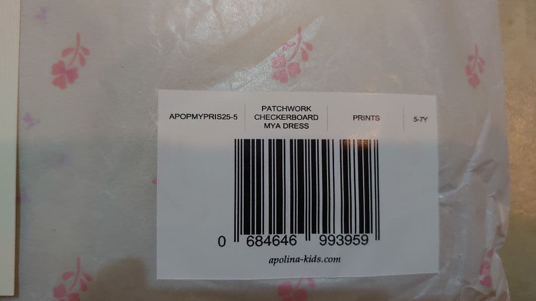 アポリナ apolina サマーカプセル ワンピース　5-7y