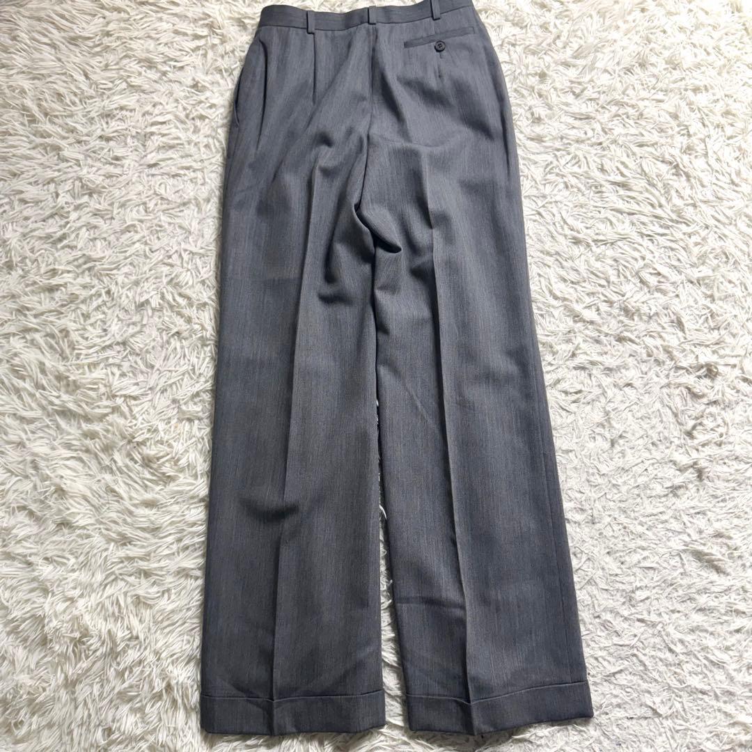 バーバリーロンドン パンツスーツ セットアップ テーラード 2B グレー M〜L