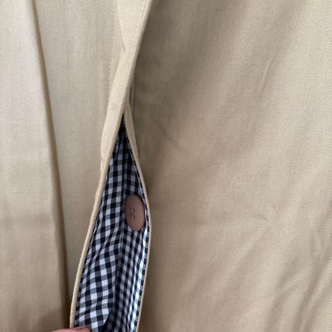 オローネ　トリムグラフコート　ベージュ ロングコート　スプリングコート