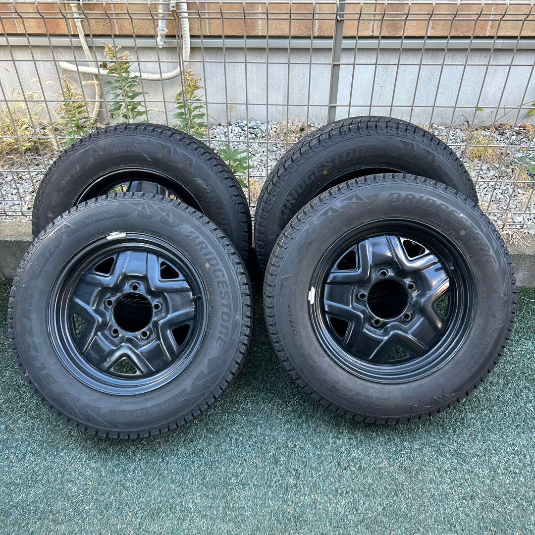 ブラック175/80R16・ジムニー用スタッドレスタイヤ4本セット・ブリヂストン