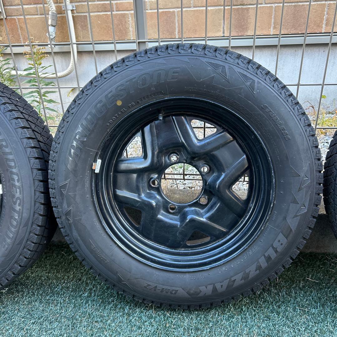 ブラック175/80R16・ジムニー用スタッドレスタイヤ4本セット・ブリヂストン