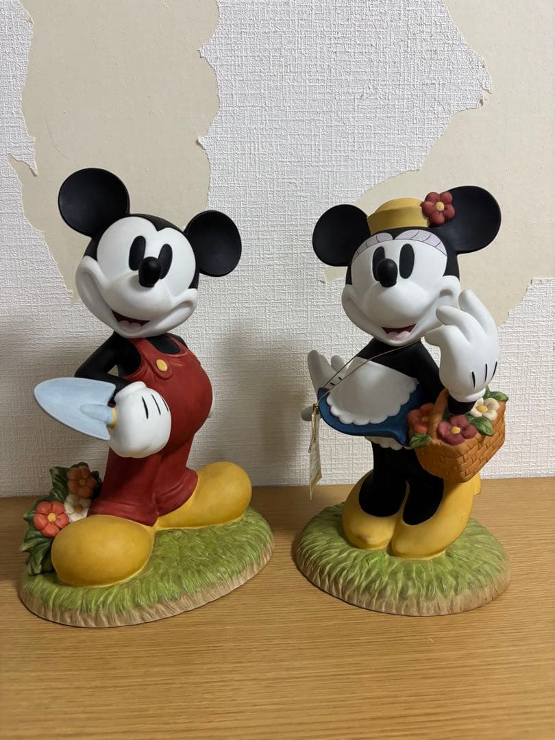 ミッキー　ミニー 置物 GARDEN SERIES STATUE 加藤工芸　#1