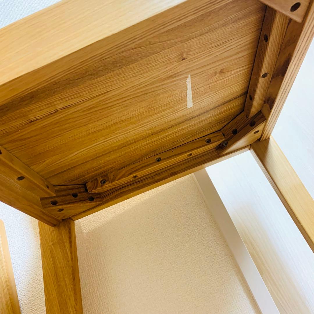 送料込 美品 無印良品 タモ材チェア 2脚セット 廃盤 希少 天然木