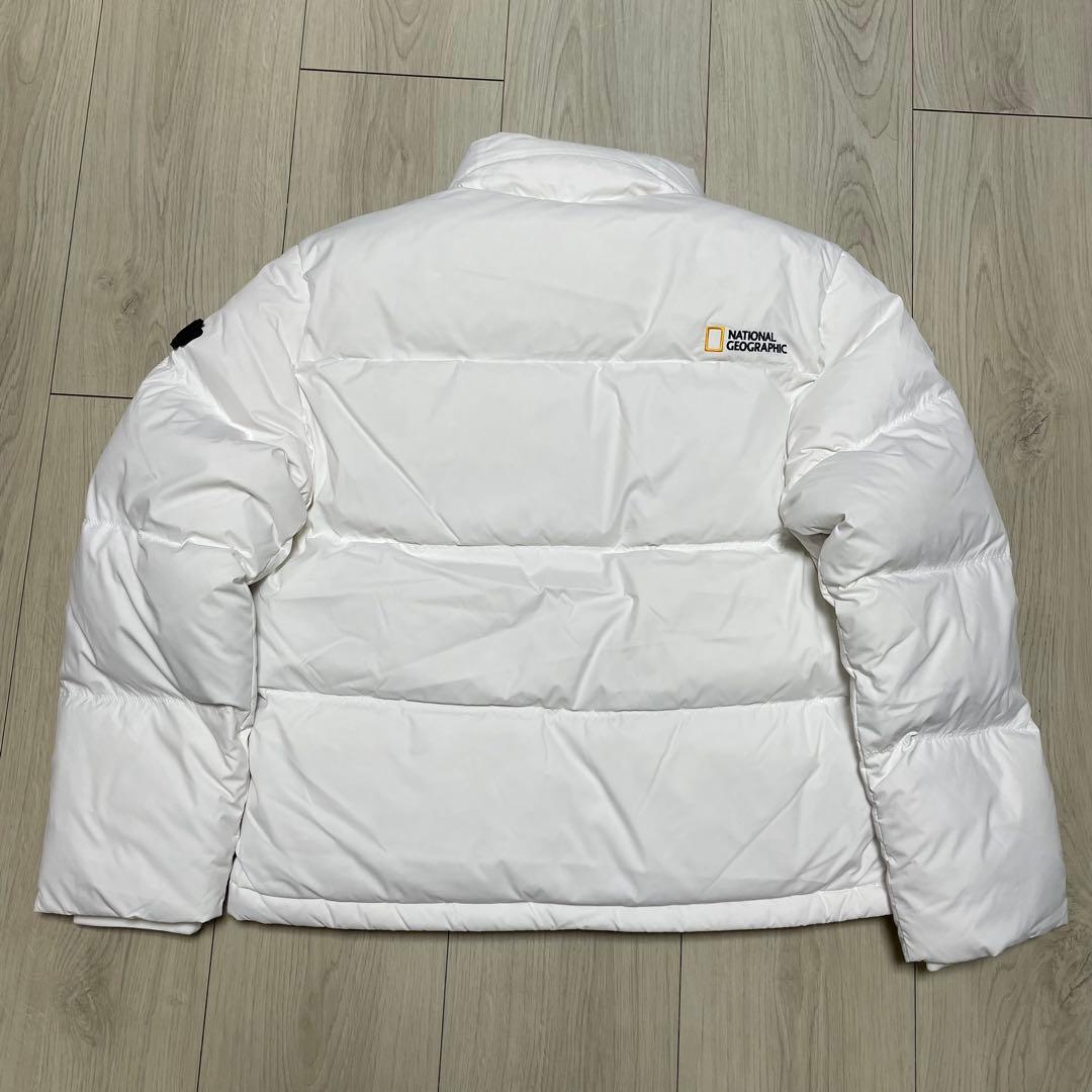 【新品】NATIONAL GEOGRAPHIC ホワイト ダウンジャケット