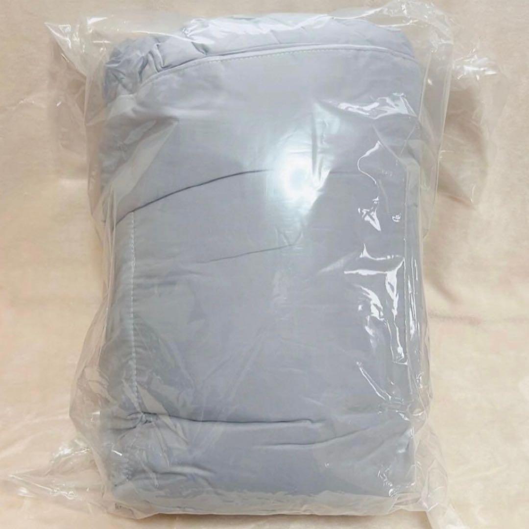 49 羽毛より暖かい 2個 洗える掛け布団 宇宙服素材 爆暖 ホワイト グレー