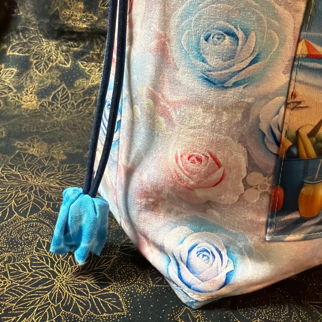 タリム様❣️ハンドメイドリバーシブル巾着バッグ＆ポーチ