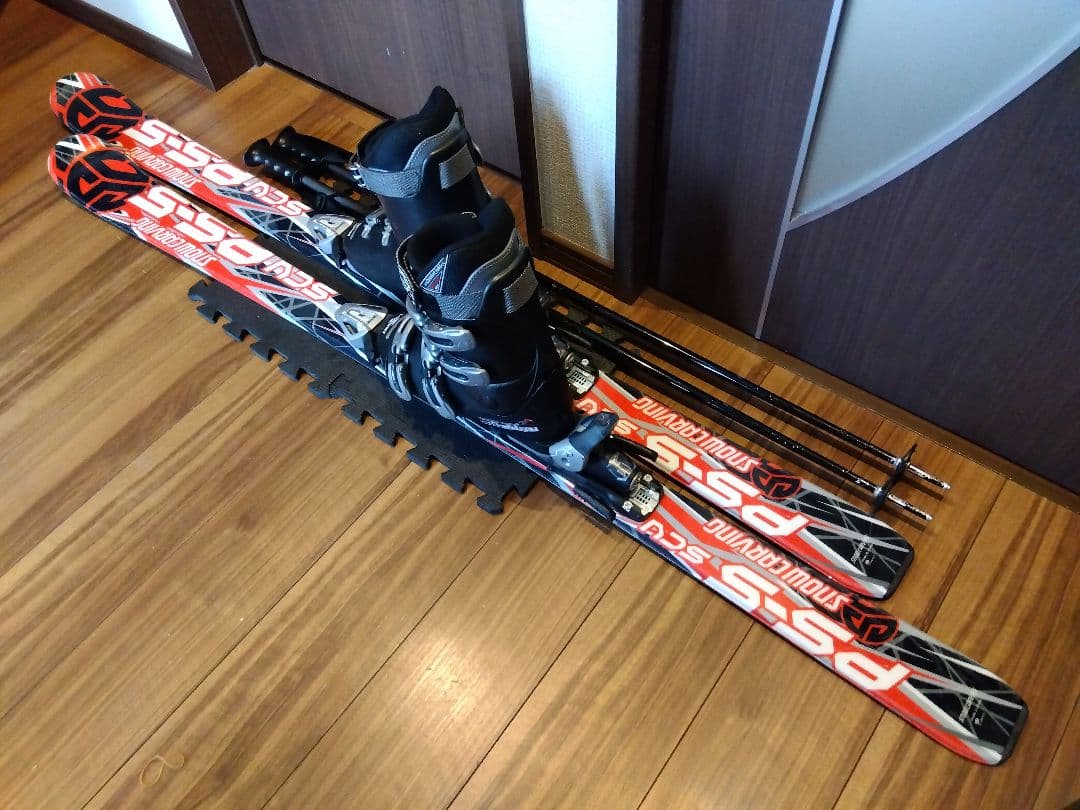 程度良好‼️CARVING/男女兼用/スキーセット・メンテ・WAX済み✔