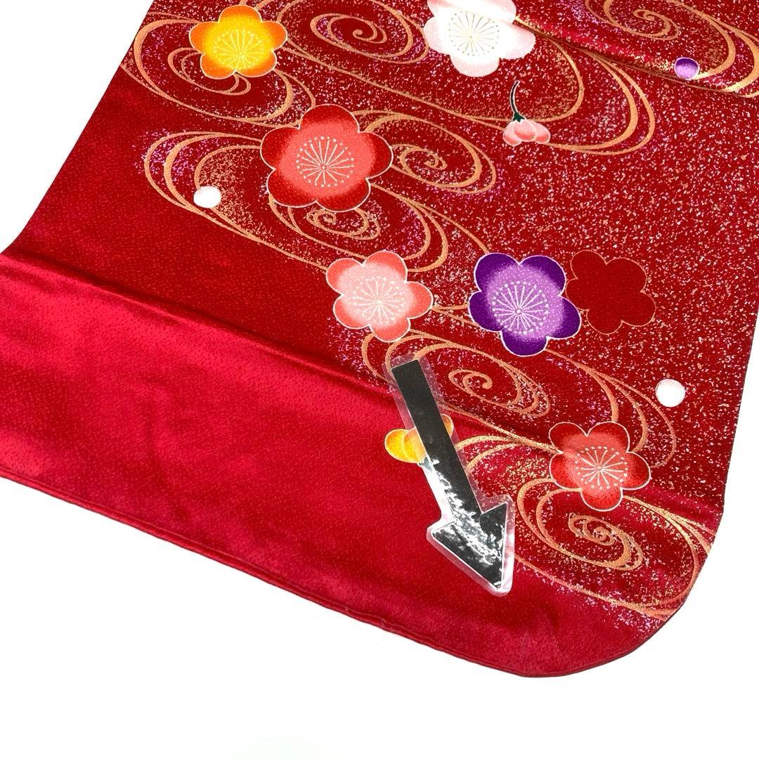 【着物と帯 時流】O24165s◇七五三 7才女の子着物・長襦袢セット◇正絹