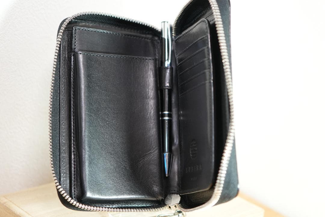 【極美品】ヌバック クロコ 墨染め クベラ9981（KUBERA）林五