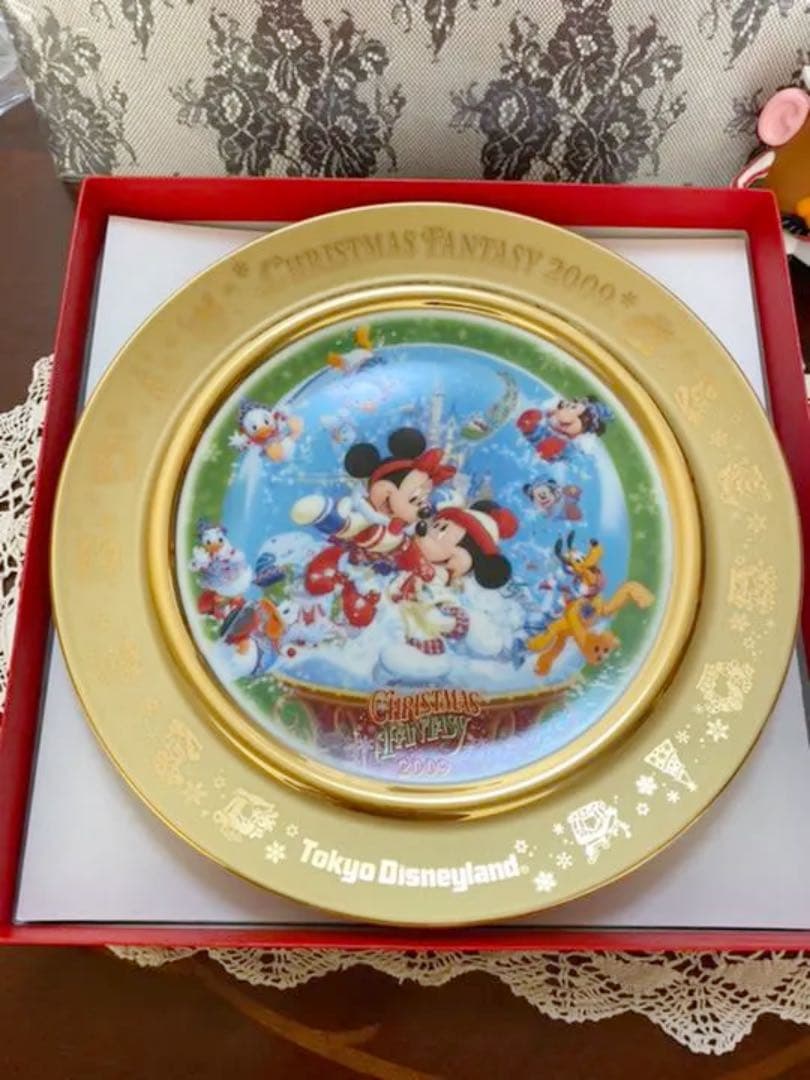 ディズニーランド　クリスマス　プレート　2009 クリスマスファンタジー