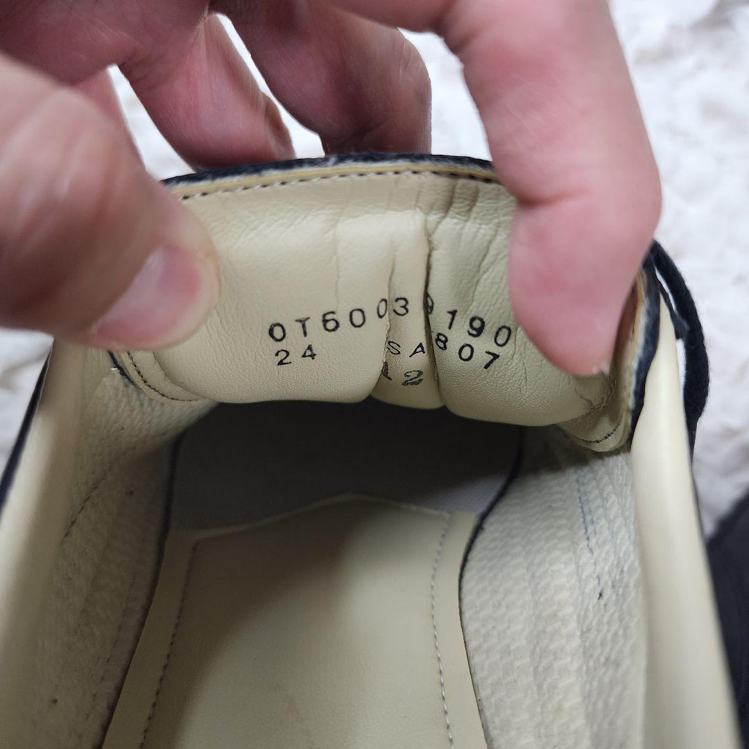 オニツカタイガー リンバー66 プレステージ 型押し レザー スニーカー