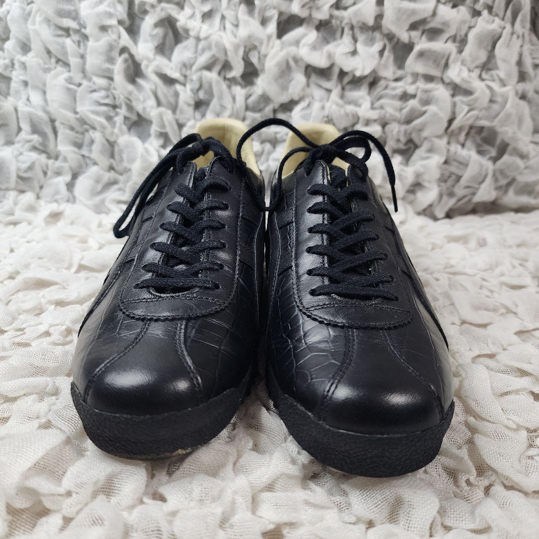 オニツカタイガー リンバー66 プレステージ 型押し レザー スニーカー