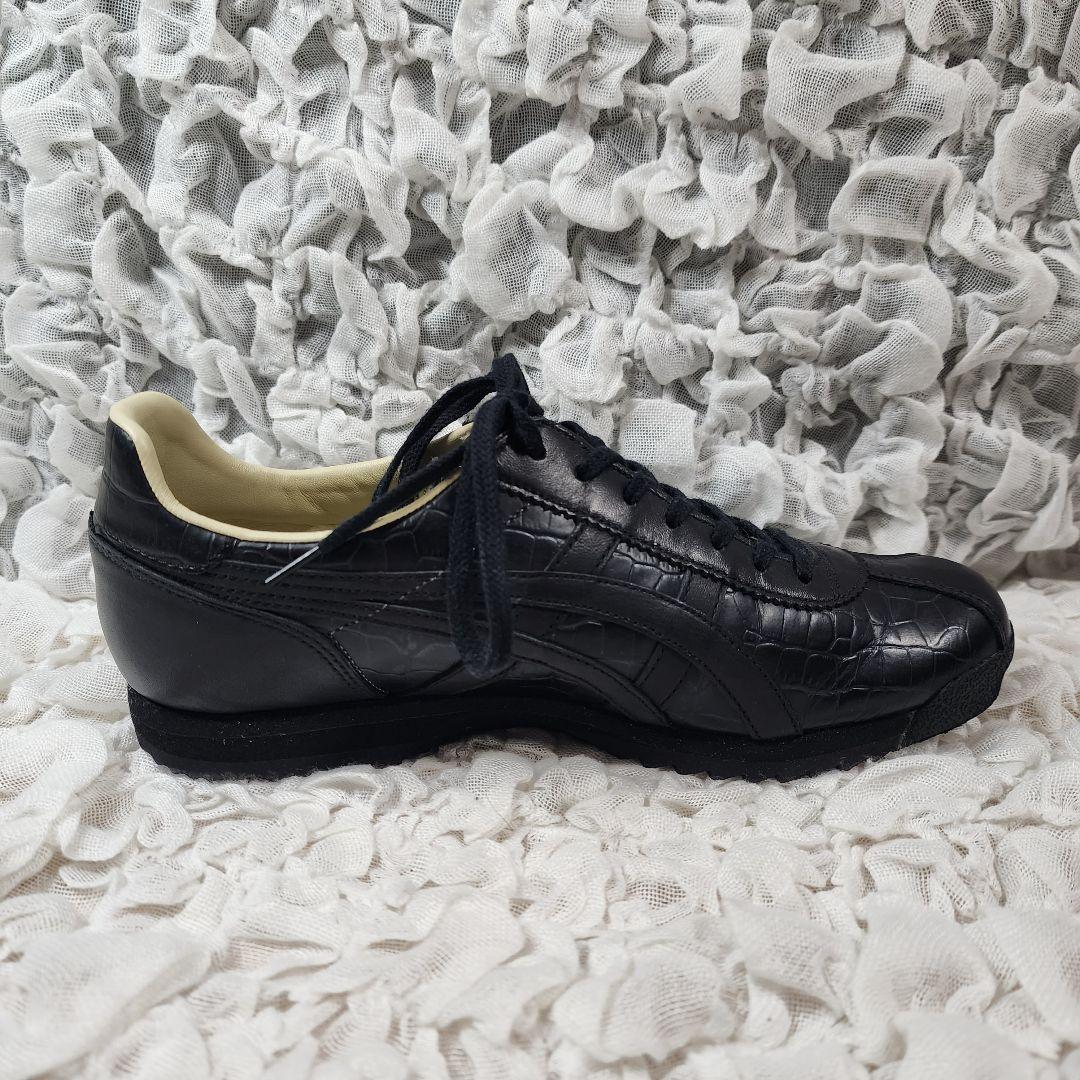 オニツカタイガー リンバー66 プレステージ 型押し レザー スニーカー