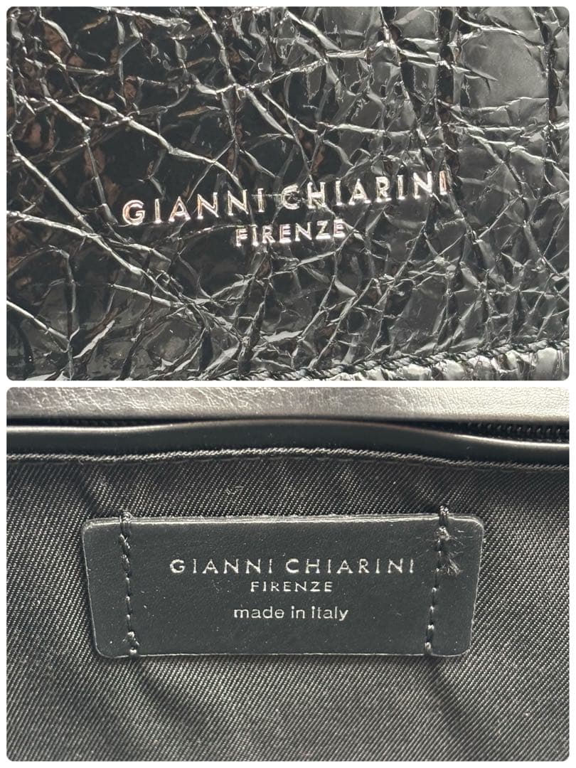 希少美品 GIANNI CHIARINI マーガレット トートバッグ　2way
