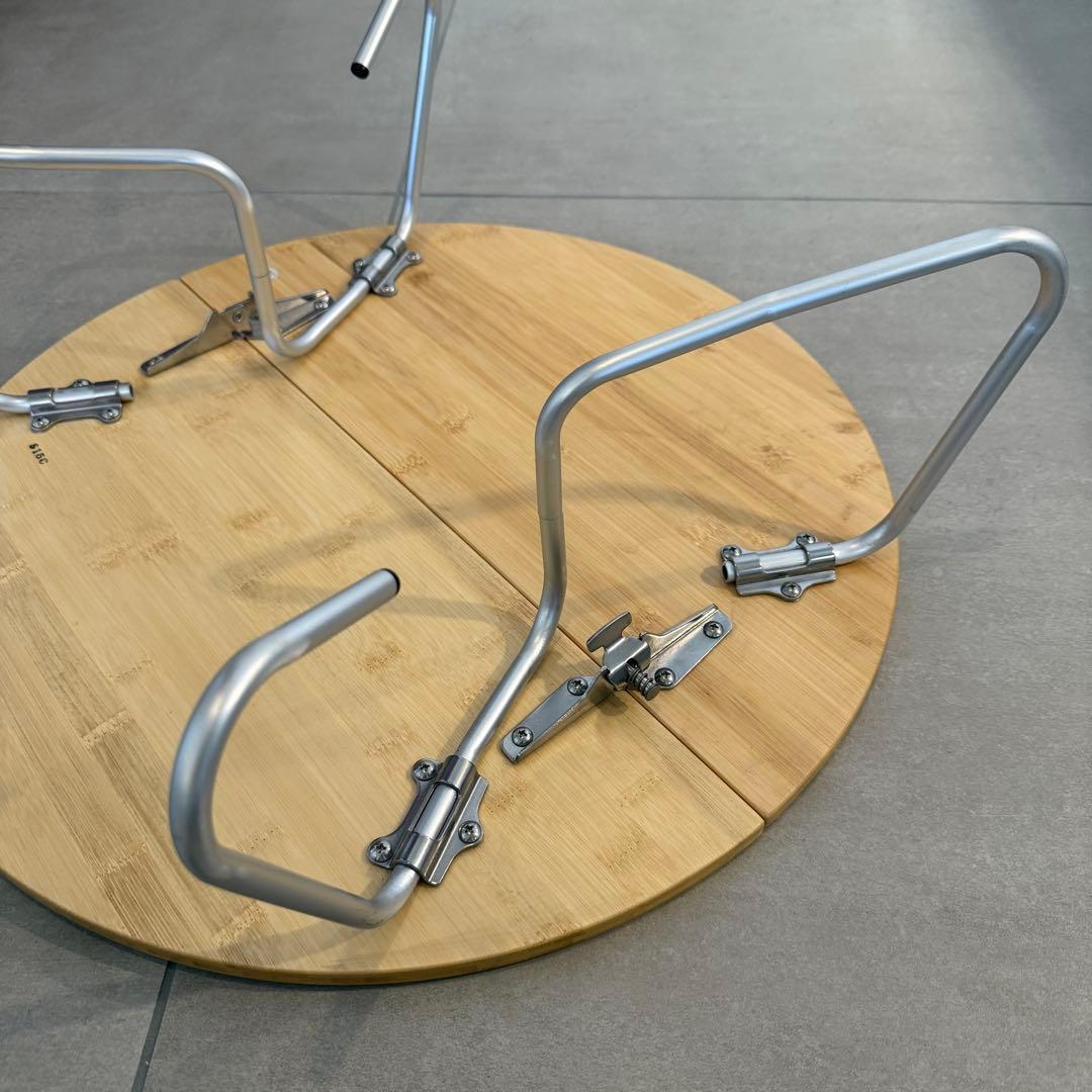 本日お値下げ【美品】廃盤 peak ワンアクション ちゃぶ台テーブル