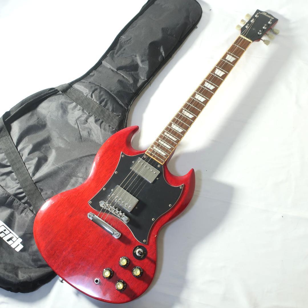 Maison SGタイプ エレキギター ケース付き セットネック