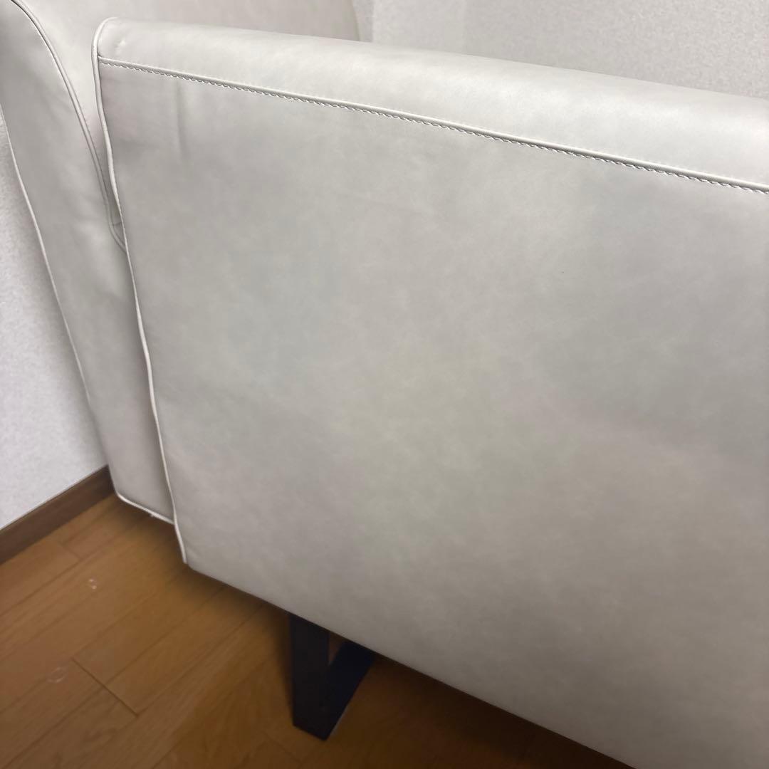 ニトリ・リビングダイニングソファ・!!注意!!アーム取り外し済み