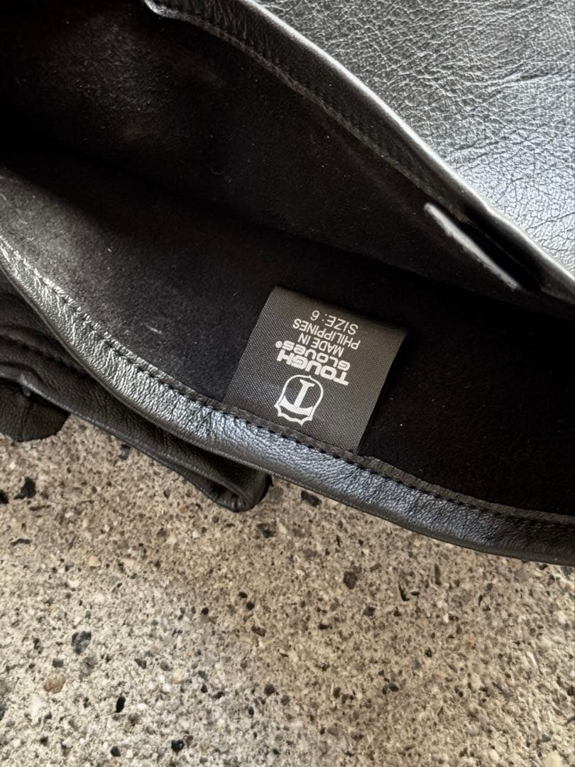 希少 Tough gloves レザーガントレットグローブ サイズ 6