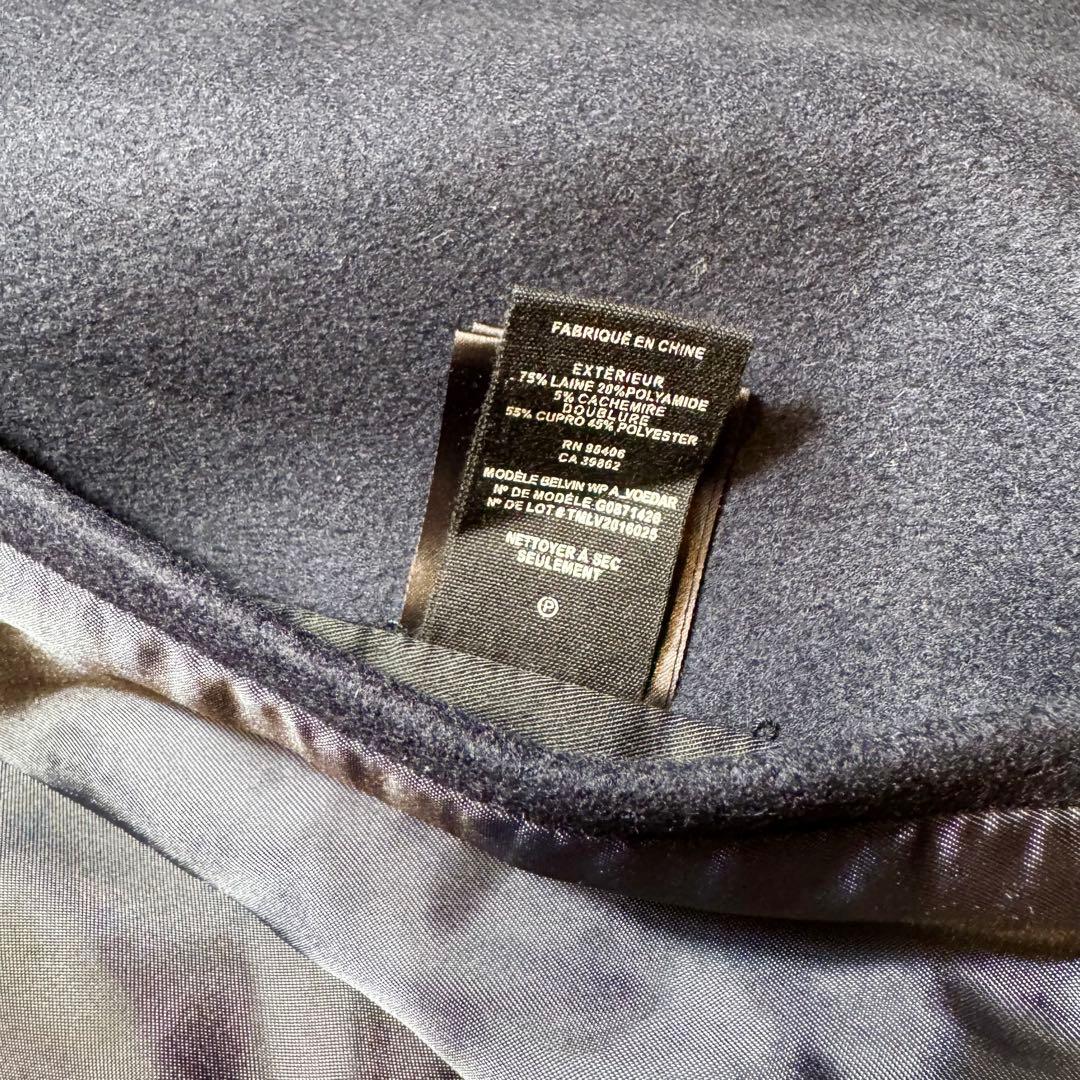 パンキー様極美品 Theory セオリー カシミヤ混 スタンドカラーコートBEL