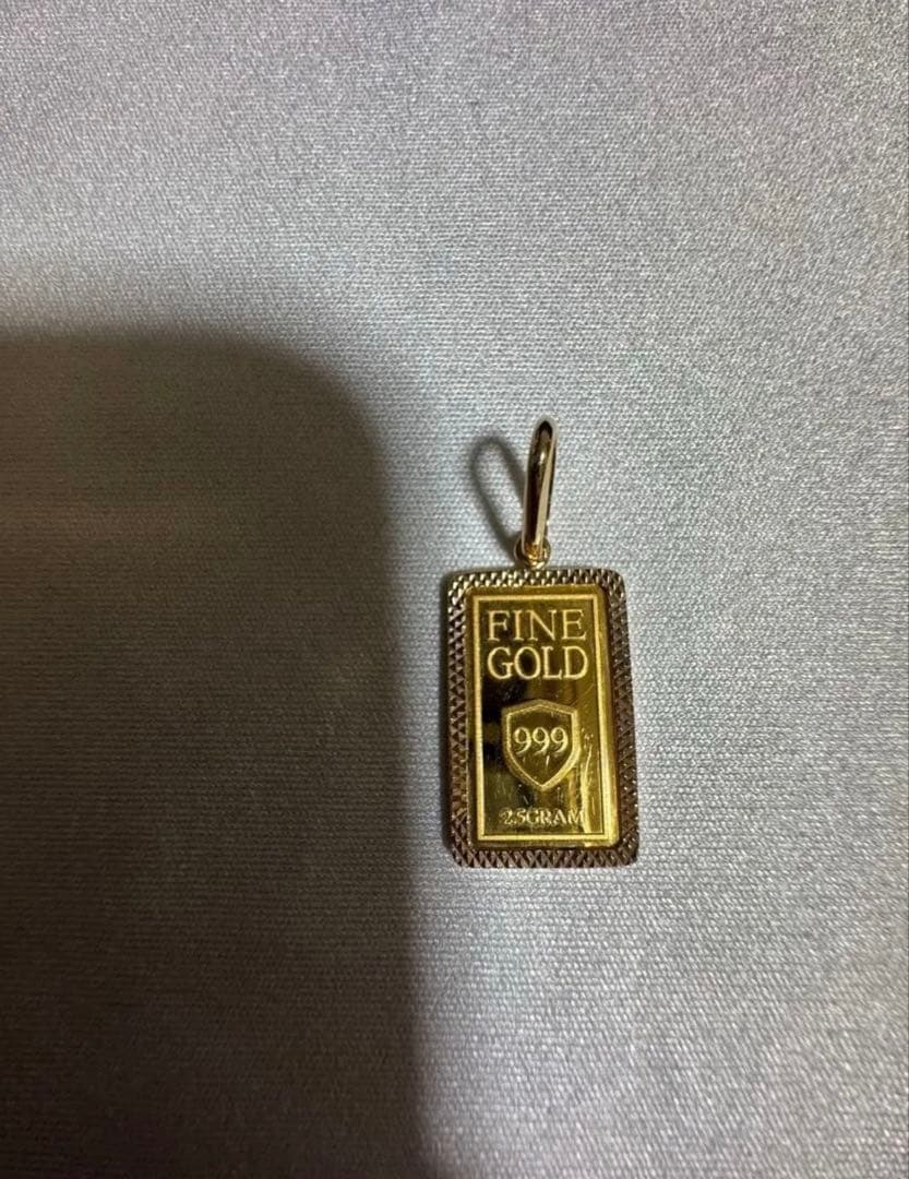 K24インゴットペンダント