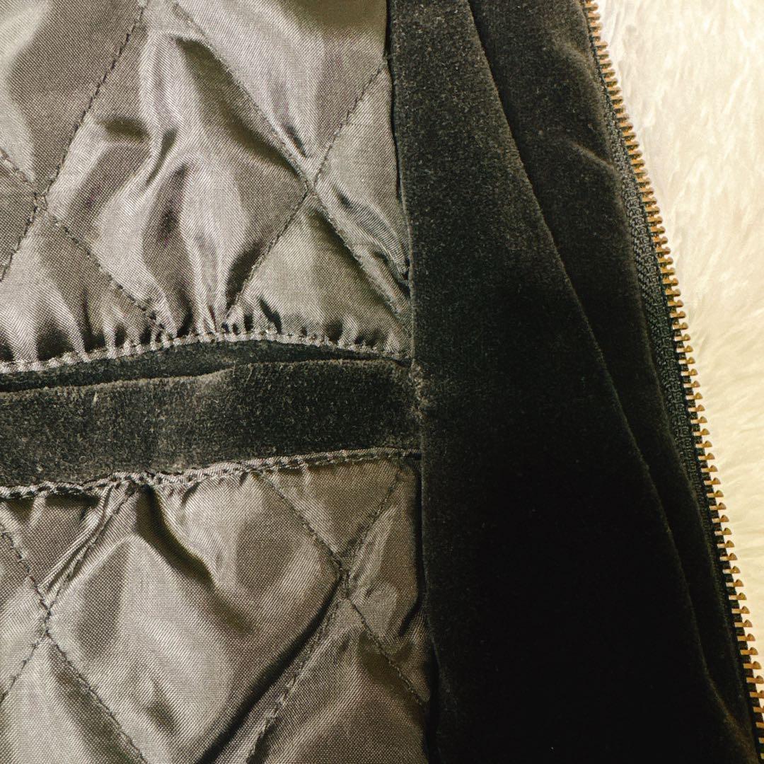 JAKE ジェイク 風神雷神 龍 別珍 スカジャン 黒 裏地キルティング Y2K