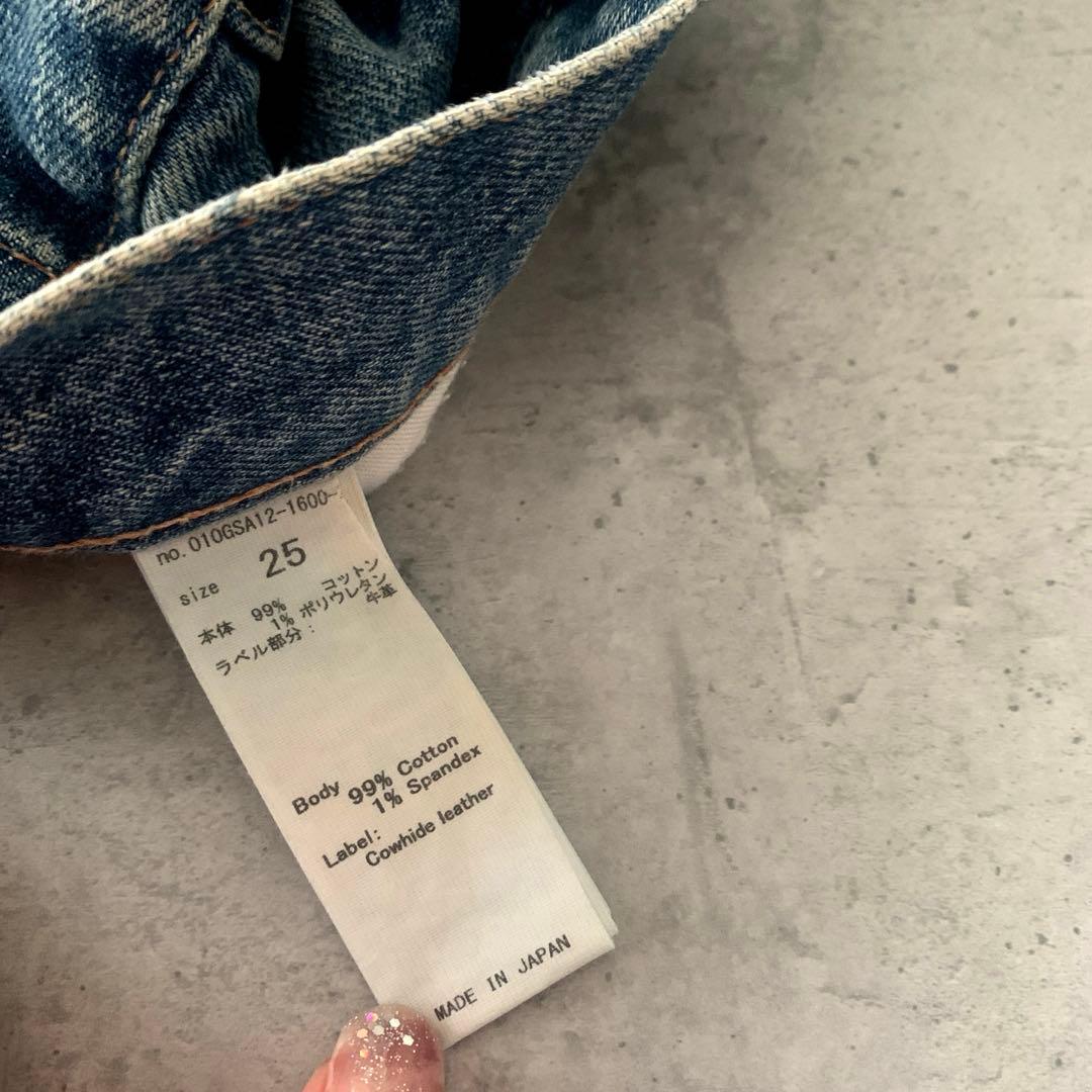 未使用級✨MOUSSYマウジーMVS FLARE フレアデニム　25