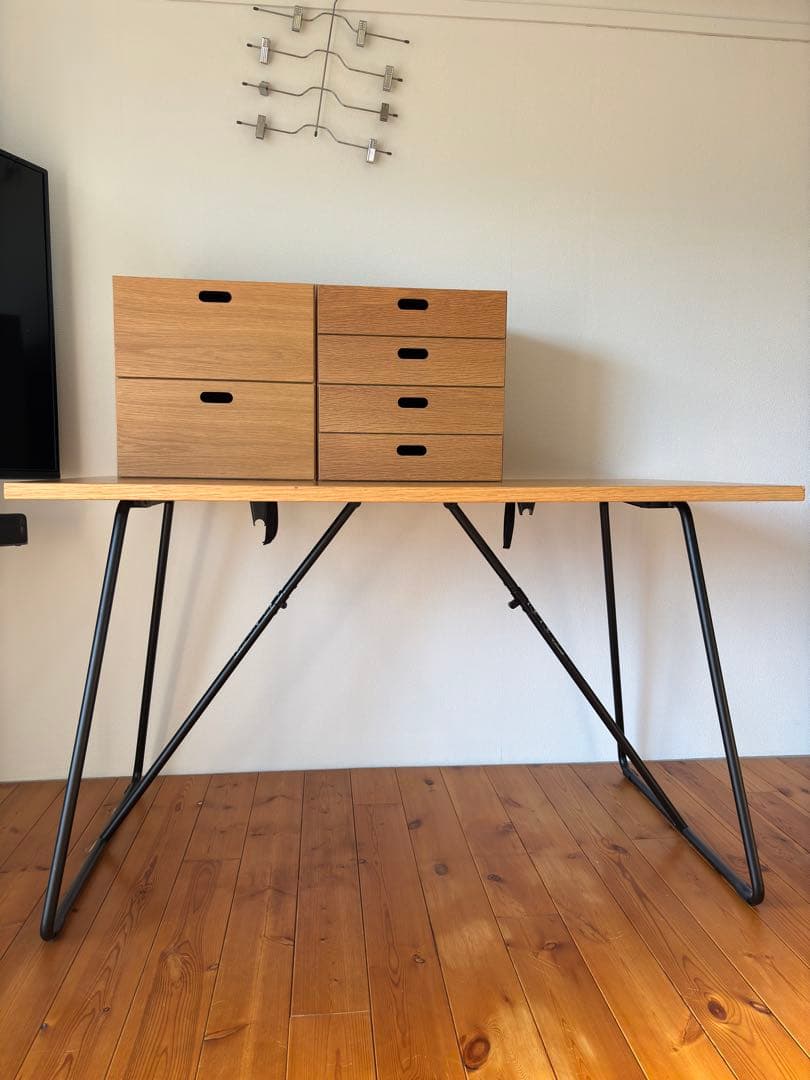 無印良品　折りたたみテーブル　120x70