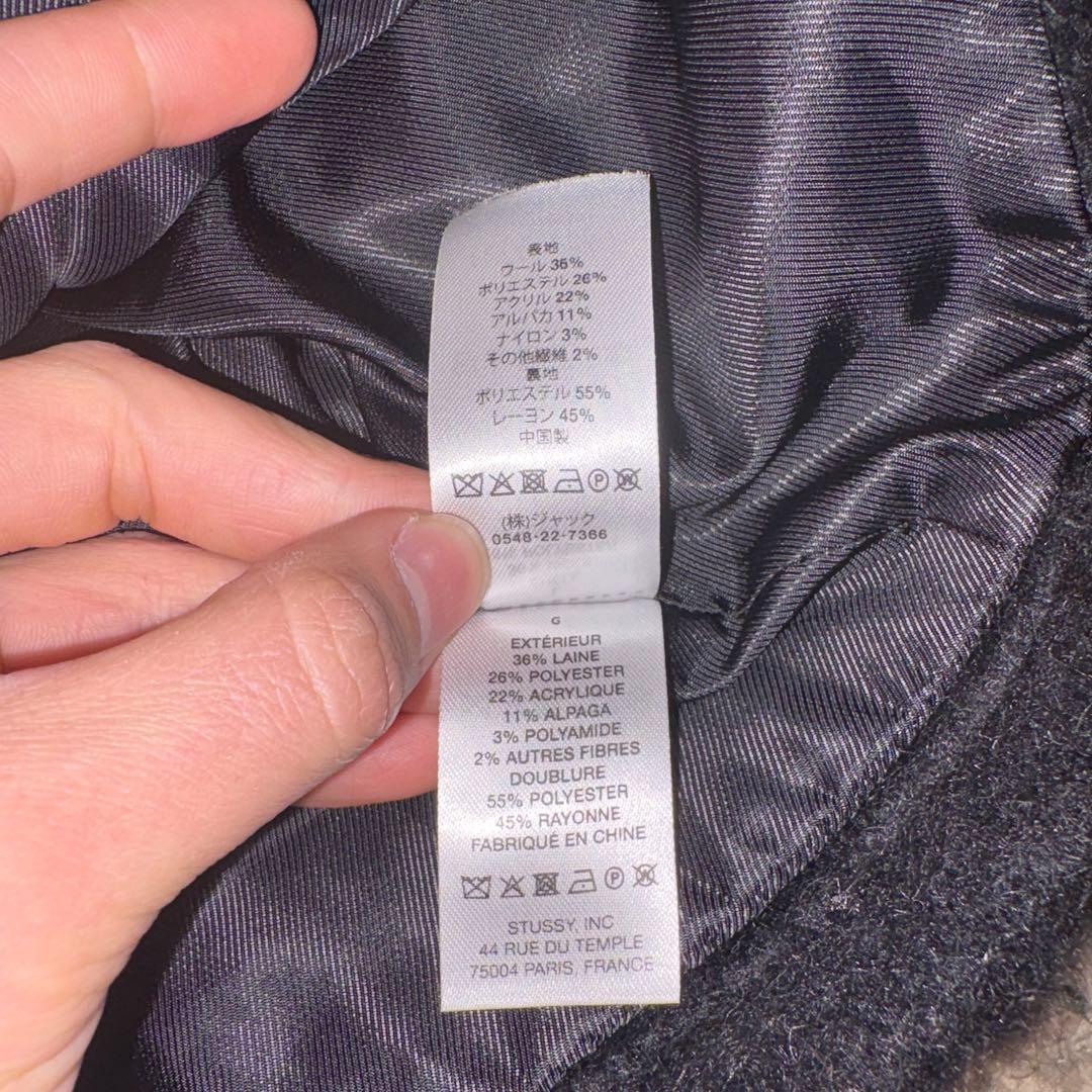 stussyモヘアジャケット