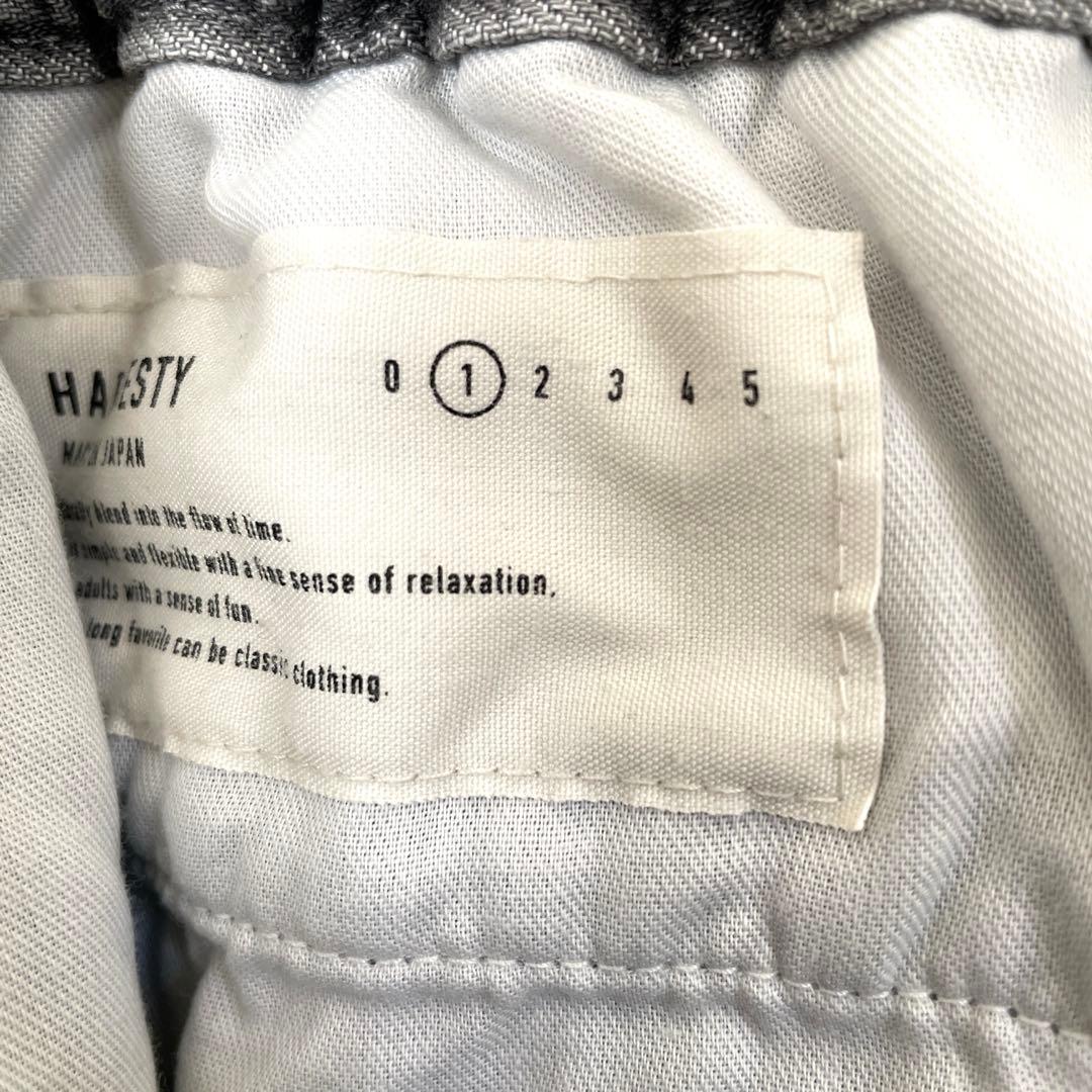 ハーベスティ サーカスパンツ ブラックデニム10ozグレーフェード　サイズ1