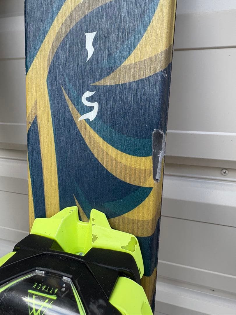 ブルーモリスREBIRTH スキー板 ビンディングセット150センチ　傷有り