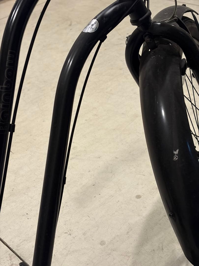 【引取り限定】Rainbow ビーチクルーザー ブラック